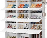 Space-Saving Shoe Shelves For Closets, Hallways, Living Rooms, Bedrooms,... - £71.09 GBP