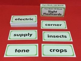 Fry&#39;s Ninth Hundred Words - Reading - Fry Sight Word Flash Cards - 100  cards - £9.64 GBP