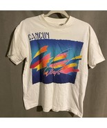 Vtg 90s Cancun Wings Single Stitch Shirt Size Medium Mens White Sailing ... - $19.80