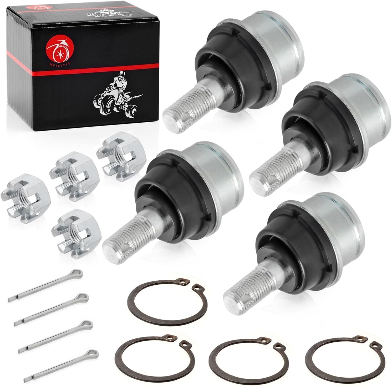 4pcs Ball Joint kit for Grizzly 350 400 450 Big Bear 400 Kodiak 450 400 Bruin 35 Item image 4