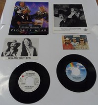 BELLAMY BROTHERS 1988 COUNTRY COLLECTION 45&#39;S BIG LOVE 2 PROMO PHOTOS FL... - $49.50