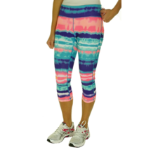 Ideology Womens Printed Athletic Cropped Leggings Medium Multicolor - £39.66 GBP