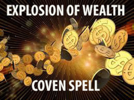 50x-200x COVEN EXPLOSION OF WEALTH IMMENSE WEALTH EXTREME MAGICK Witch Cassia4  image 2