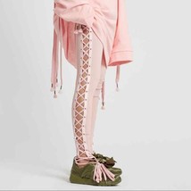 Rhianna Fenty x Puma Pink Satin Lace-up Legging - $38.69