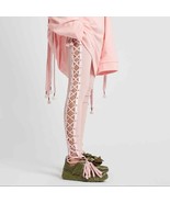 Rhianna Fenty x Puma Pink Satin Lace-up Legging - £30.42 GBP
