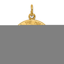 14K Solid Small Queen Of Holy Scapular Reversible Medal XR1777 - $13,787.10 MXN