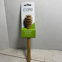 Honey Dipper -100% Organic Grown Core Bamboo Dip Server New 6” - $8.90