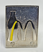 Mcdonalds Coca-Cola Coke Arch Textured Metal Lapel Pin Collectible - $7.02 CAD