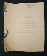 1950s Cornelius Methodist Church Gathering Of Recipes Hand Typed Booklet - $42.08