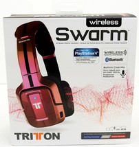 NEW Mad Catz Tritton Wireless Swarm Headset Bluetooth PS4/PS3/PC/iPhone RED/PINK - £47.78 GBP