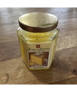 Vintage Home Interiors Jar Candle Lemon Torte Scented Slightly Burned - $16.46 CAD