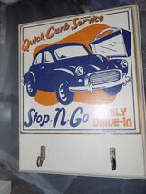  Cobble Creek Quick Curb Service Antique Car Wooden Kitchen Towel Or Key... - $16.00