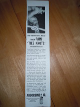 Vintage Absorbine Jr Print Magazine Advertisement 1935 - $75.95 MXN