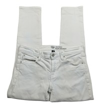 Gap Womens Girlfriend Jeans Straight Leg Size 2 Reg Optic White Denim  - $32.67