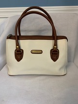 Liz Claiborne Vintage White Pebbled Handbag - £28.77 GBP