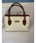 LIZ CLAIBORNE Vintage White Pebbled Handbag - £28.84 GBP