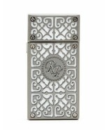 Rocky Patel Burn White/Gunmetal Torch Lighter Lifetime Warranty - £41.22 GBP