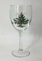 10 Oz Glassware Goblet Happy Holidays by NIKKO 7 1/4 In Tall Christmas Tree - £23.35 GBP