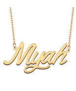 Myah Name Necklace for Best Friend Family Member Birthday Christmas Gift - €13,63 EUR