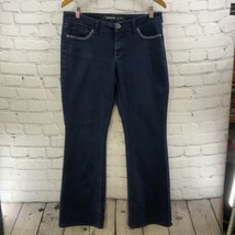 Jordache Blue Jeans Womens Sz 10 Bootcut Dark Wash  - £14.08 GBP