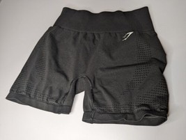 Gymshark Vital Seamless Shorts Womens Size M Black Running Gym Cycling B1A4J  - £27.60 GBP