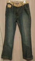 COOGI BLUE Vintage Jeans Linen Trim + Gold Thread Size 31 Medium? Measurements - £19.42 GBP