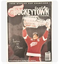Inside Hockey Town Official Publication of The Detroit Red Wings Stanley Cup 98 - £5.50 GBP