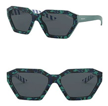 $370 Prada Square Camo Sunglasses Italian 59-16-140 Made in Italy 100% U... - $137.21
