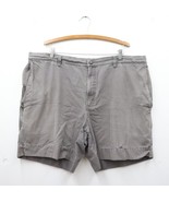 Columbia Cotton Chino Mens Shorts 44 Grey Outdoor Work Flawed - £12.48 GBP