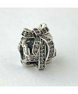 Authentic PANDORA All Wrapped Up Sterling Silver Charm, 791766CZ, New - $874.31 MXN