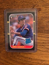Greg Maddux 1987 Donruss Baseball Card (1312) - £3.99 GBP