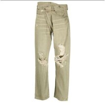 R13 Moss Green Crossover Jeans Size 28 - $247.50