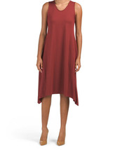 New Anne Klein Red Career Viscose Dress Size L $99 - £56.53 GBP