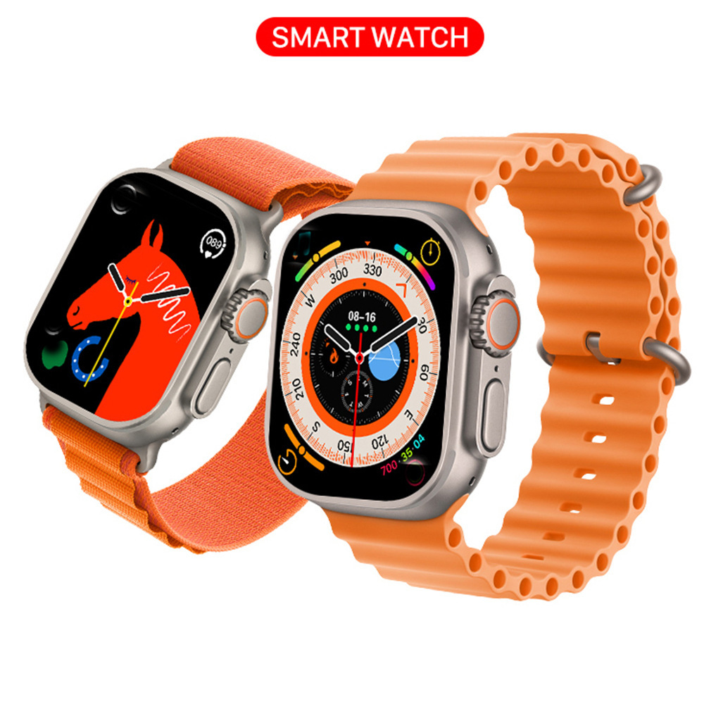 S8 Ultra Max Smart Watch Bluetooth Calling Heart Rate Monitoring Sport Mode Smar