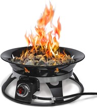 Outland Living Portable Propane Fire Pit, 21-Inch, 58,000 Btu, With Fire... - £132.60 GBP