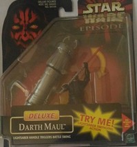 Star Wars: Dark Maul Lightsaber Handle Triggers Battle Swing - £23.65 GBP