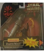 Star Wars: Dark Maul Lightsaber Handle Triggers Battle Swing - $41.16 CAD