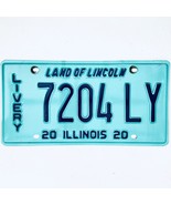2020 United States Illinois Land of Lincoln Livery License Plate 7204 LY - $20.22 CAD
