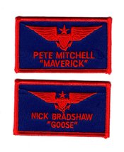 Goose-Pete Mitchell Bundle 2pcs Patch (NVY - Hook Backing) - £10.27 GBP
