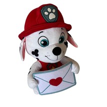 Nickelodeon Paw Patrol Marshall Holding Love Letter Plush Stuffed Toy - £11.34 GBP