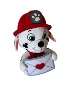 Nickelodeon Paw Patrol Marshall Holding Love Letter Plush Stuffed Toy - £11.35 GBP