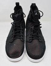 Jordan Air 1 Retro Ultra High Black Shoes Mens 11.5 US Sneakers 844700 - £327.08 GBP