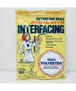 Vintage Interlon Bias Non-Woven Interfacing Lightweight Polyester Fabric... - $6.95