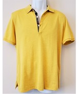 Burberry 100% Luxurious Pima Cotton Polo T-Shirt Sz.M Yellow  - £80.10 GBP