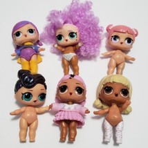 LOL Surprise Dolls Lot Of 6 Jet Set QT (Rare), Glam Glitter, Lil Drag Ra... - $39.59