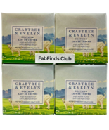 4x Crabtree &amp; Evelyn Goat Milk Bar Soap Triple Milled - $17.82