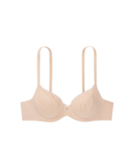 Body By Victoria Unlined Smooth Picot Trim Demi Bra Size 36B Beige - £31.93 GBP