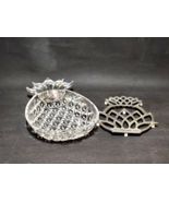 Shannon By GODINGER Pineapple Hospitality Serving Dish Bowl With MATCHED... - $36.97 CAD