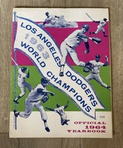 Los Angeles Dodgers Baseball Official 1964 Yearbook Vintage - £23.81 GBP