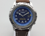Timex Expedition Shenmue Watch Men 41mm Date Blue Dial Leather Band New ... - $98.99